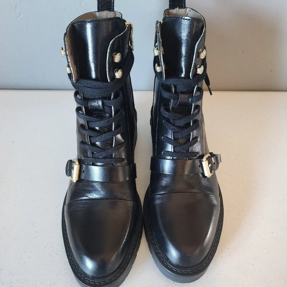 All Saints Combat Boots "LIKE NEW" - Picture 3 of 16